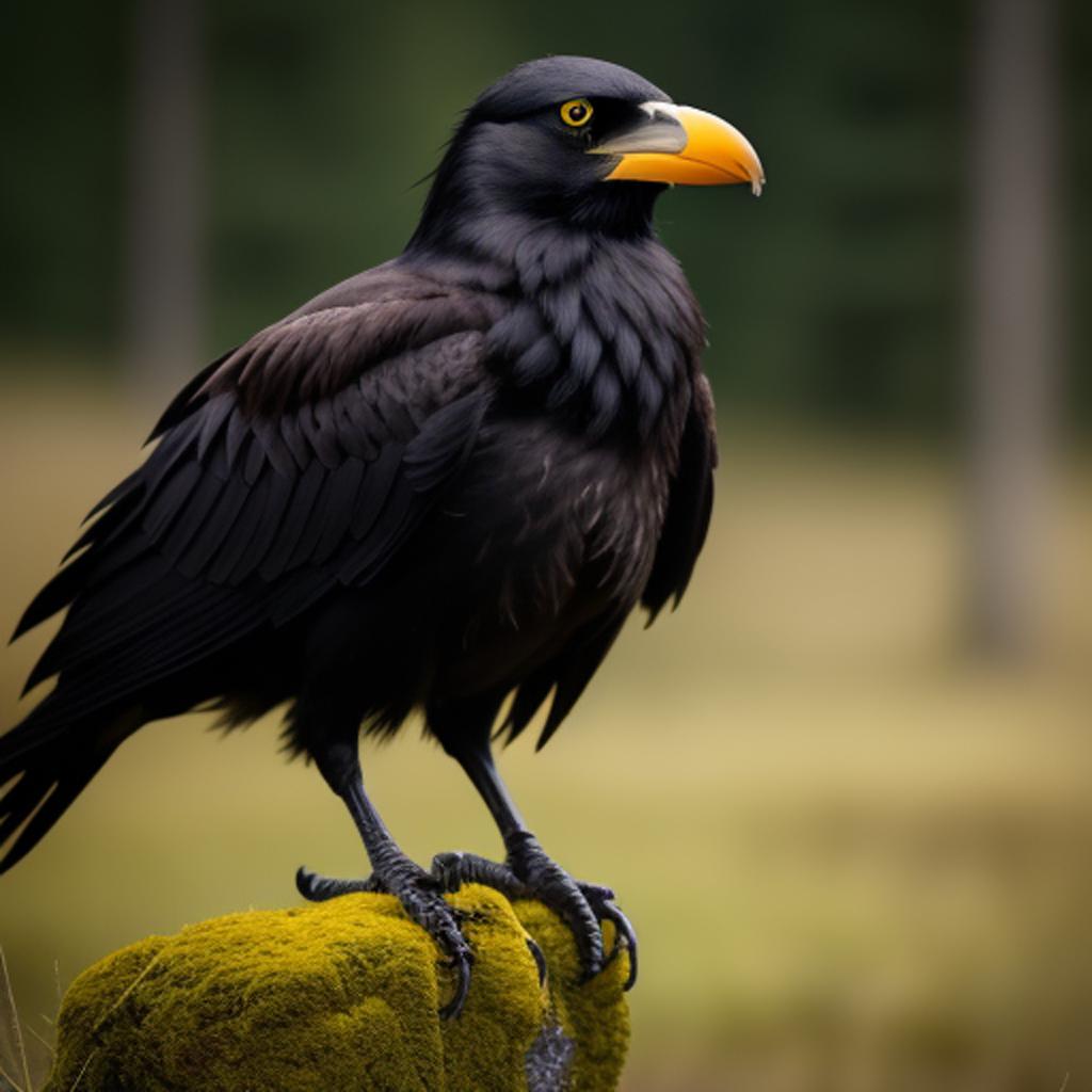 Viking crow Nature photography, by @ai_generated