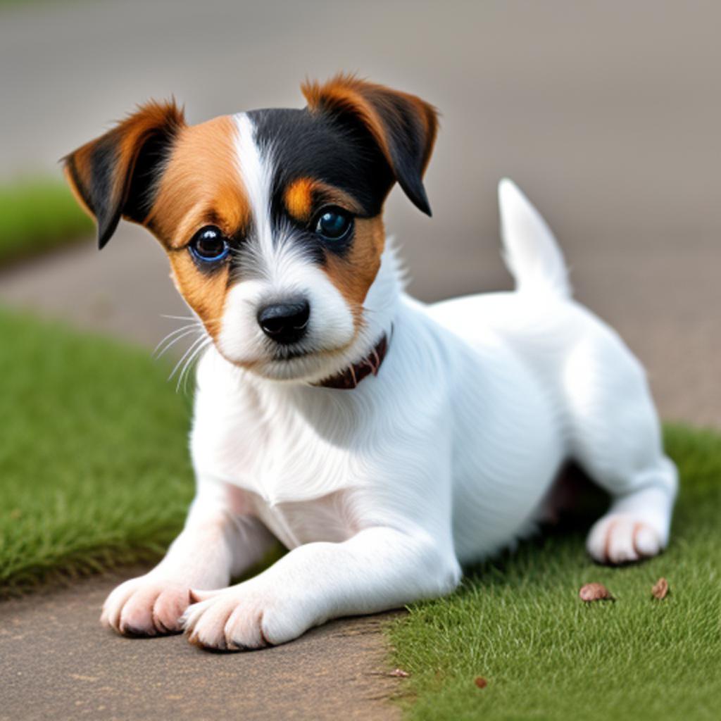 Jack russell terrier by by @ai_generated