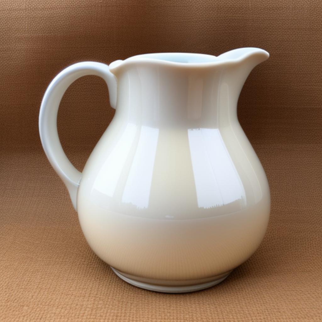 A pitcher of cream by @ai_generated