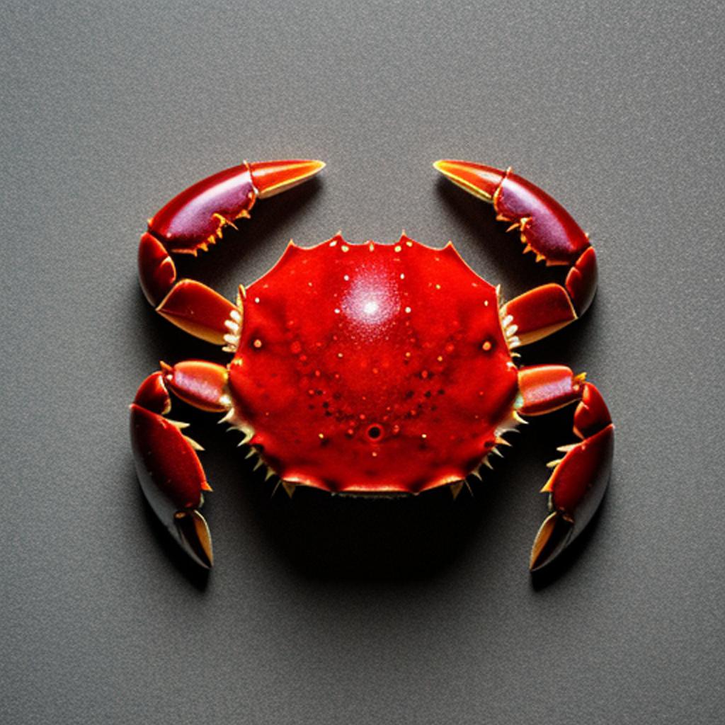 Crab by @mariapono by @ai_generated