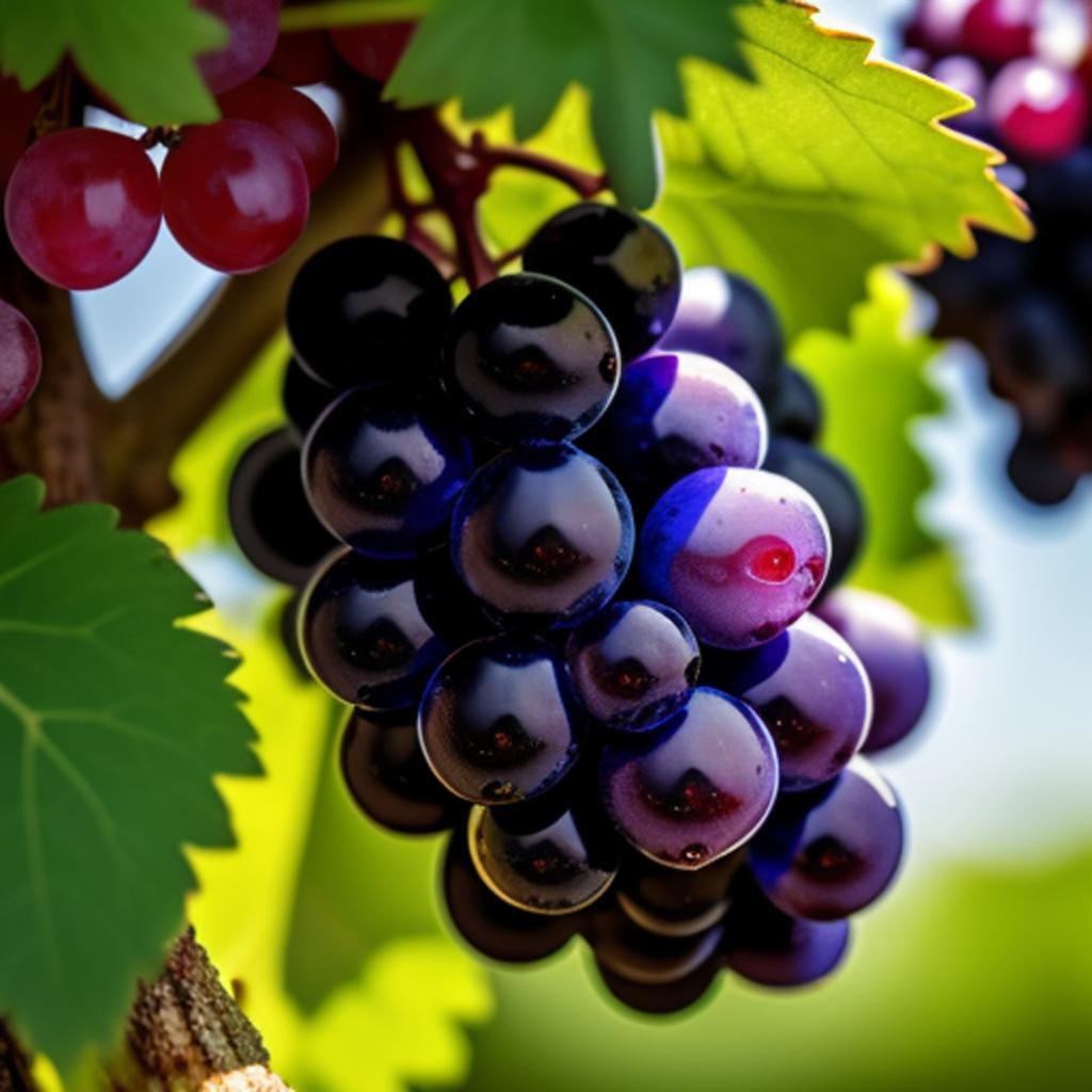 Juicy grapes by @g152y9p6 by @ai_generated