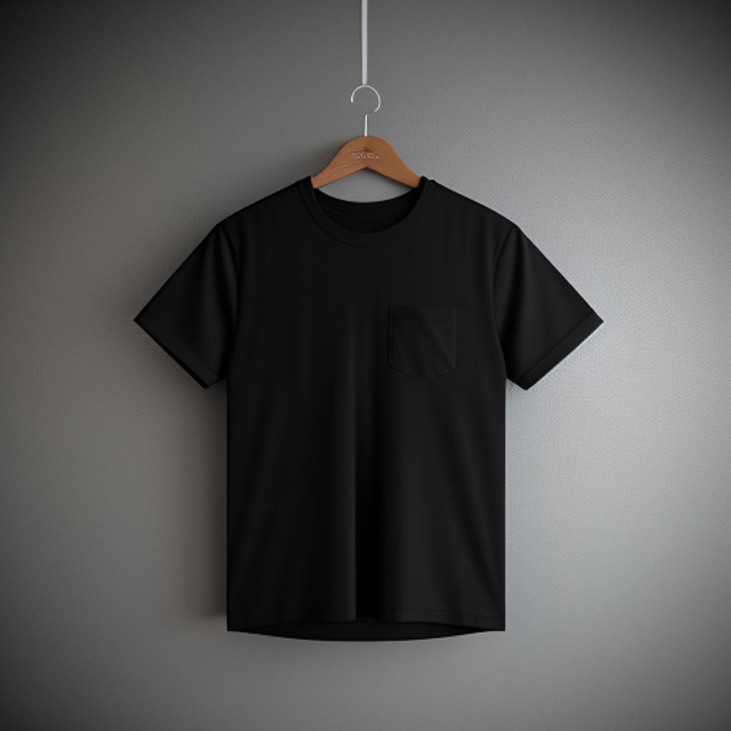 Black t-shirt 3d by by @ai_generated