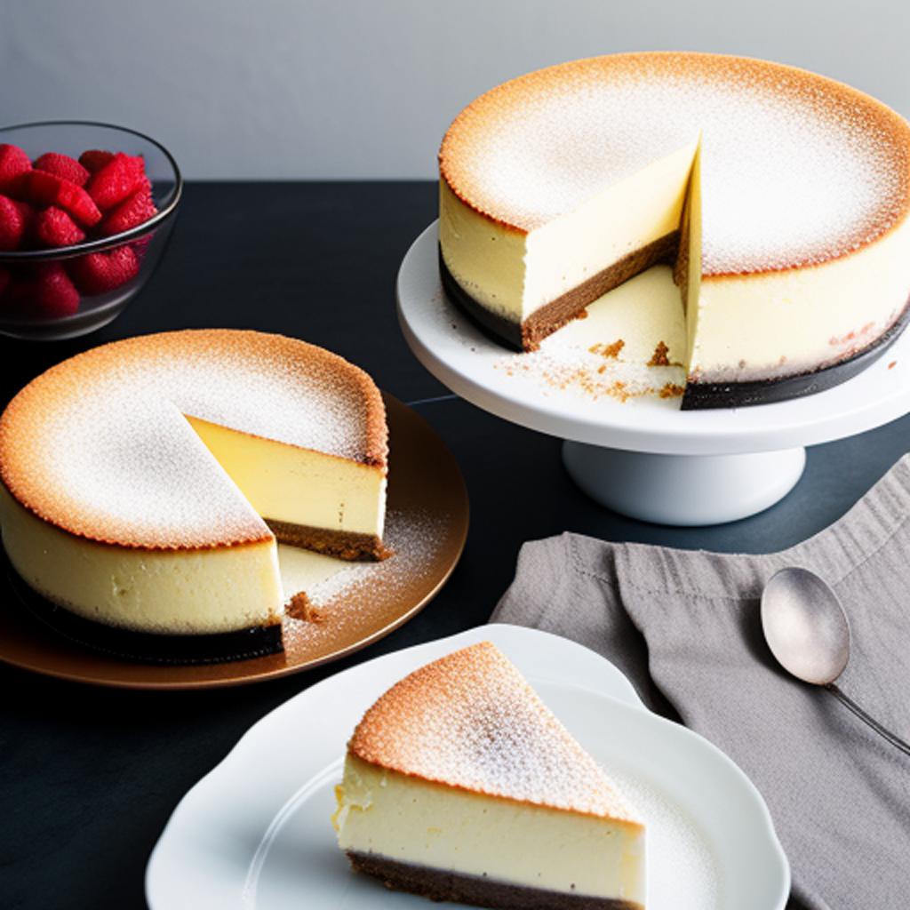 Postres de cheesecake by by @ai_generated