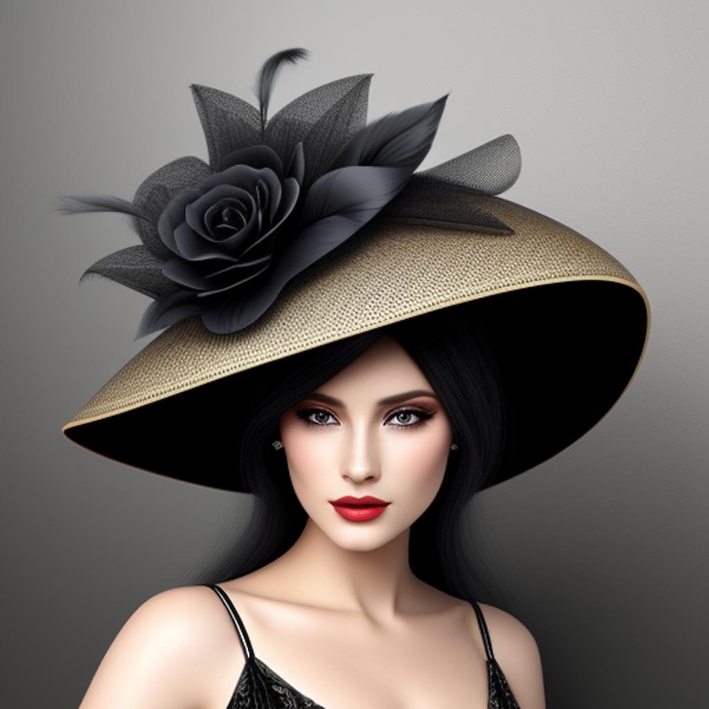 Designer dress hat by by @ai_generated