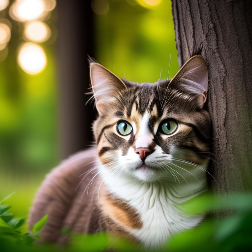 Cats real Nature photography, by @ai_generated