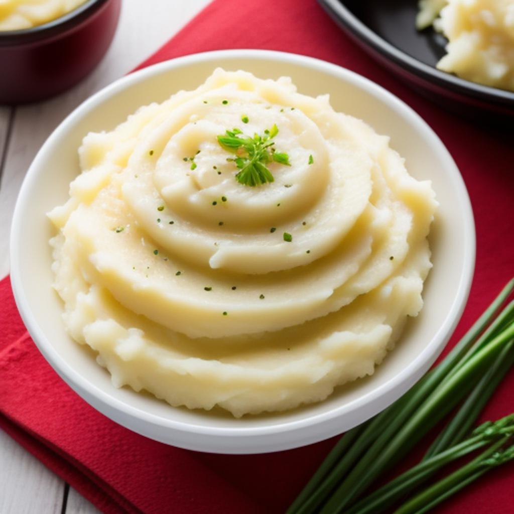 Mashed potatoes by @frogikindagrl by @ai_generated