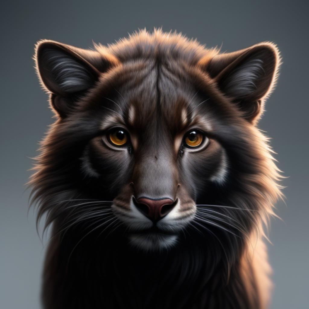 Animal Digital painting, Highly by @ai_generated