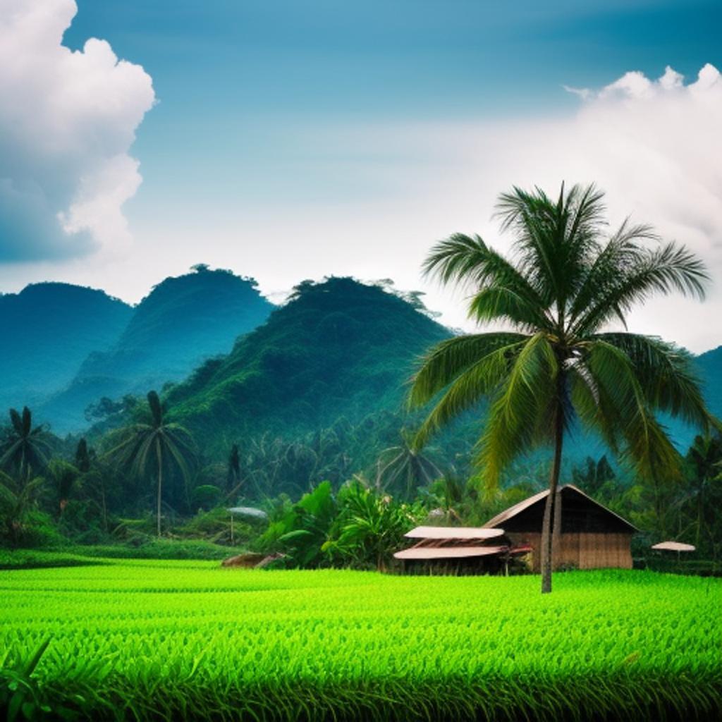 Philippines. farm. banana trees by @ai_generated