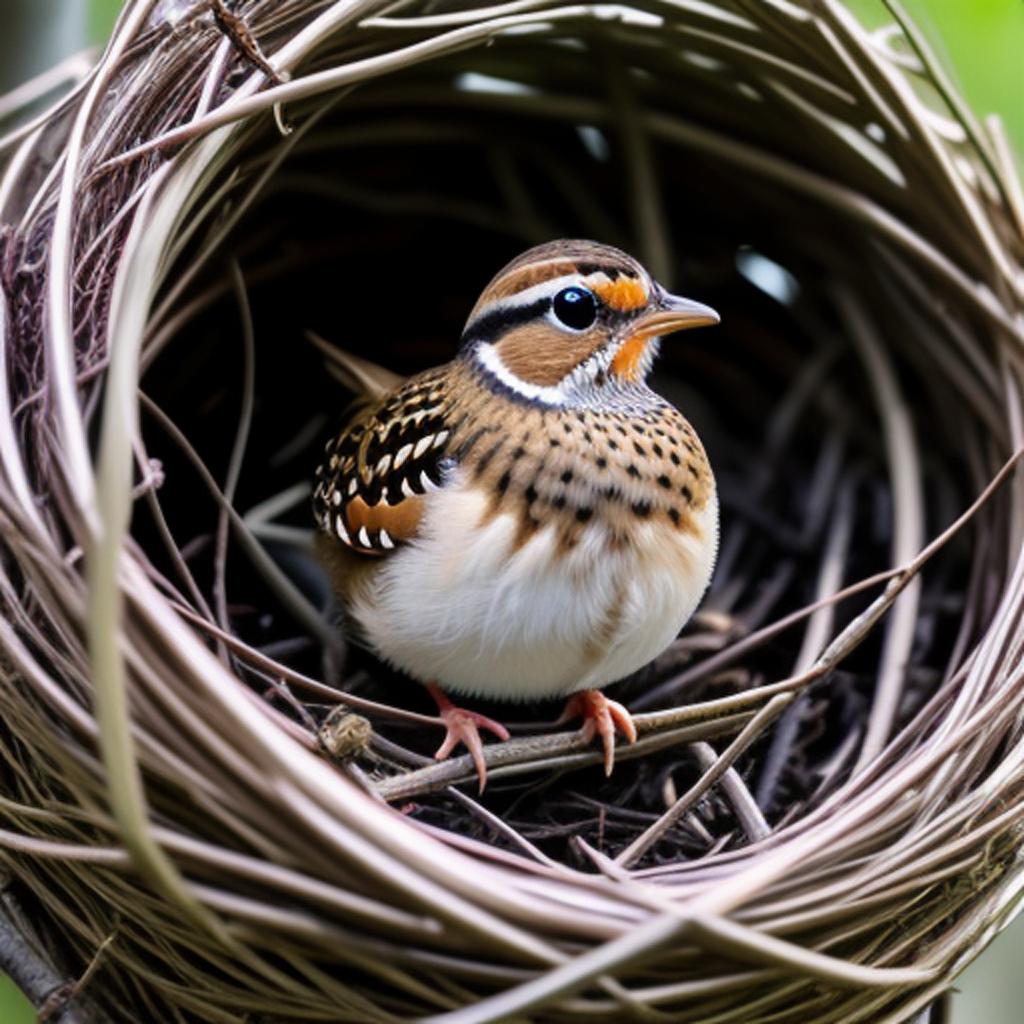 Small quail bird in by @ai_generated