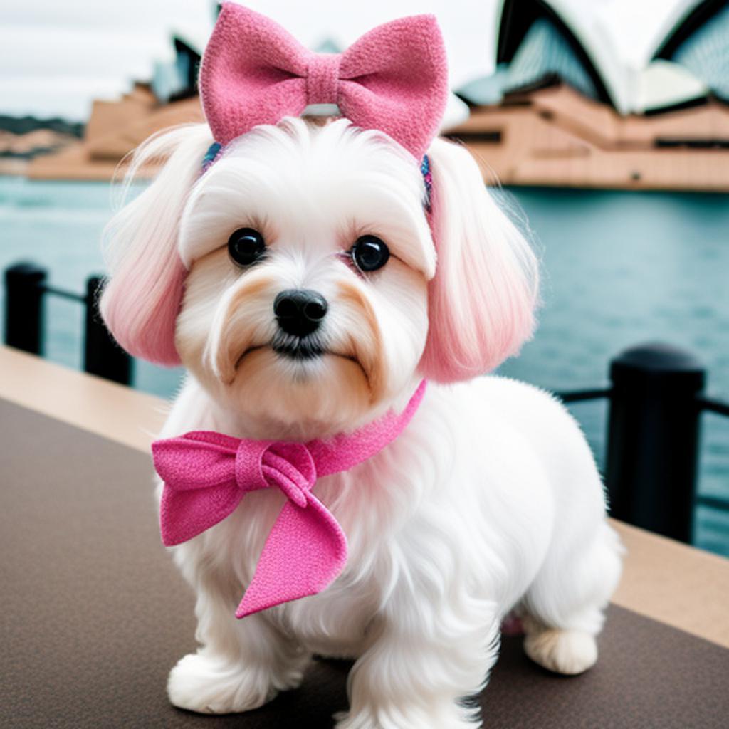 Maltese dog.very cute, very by @ai_generated