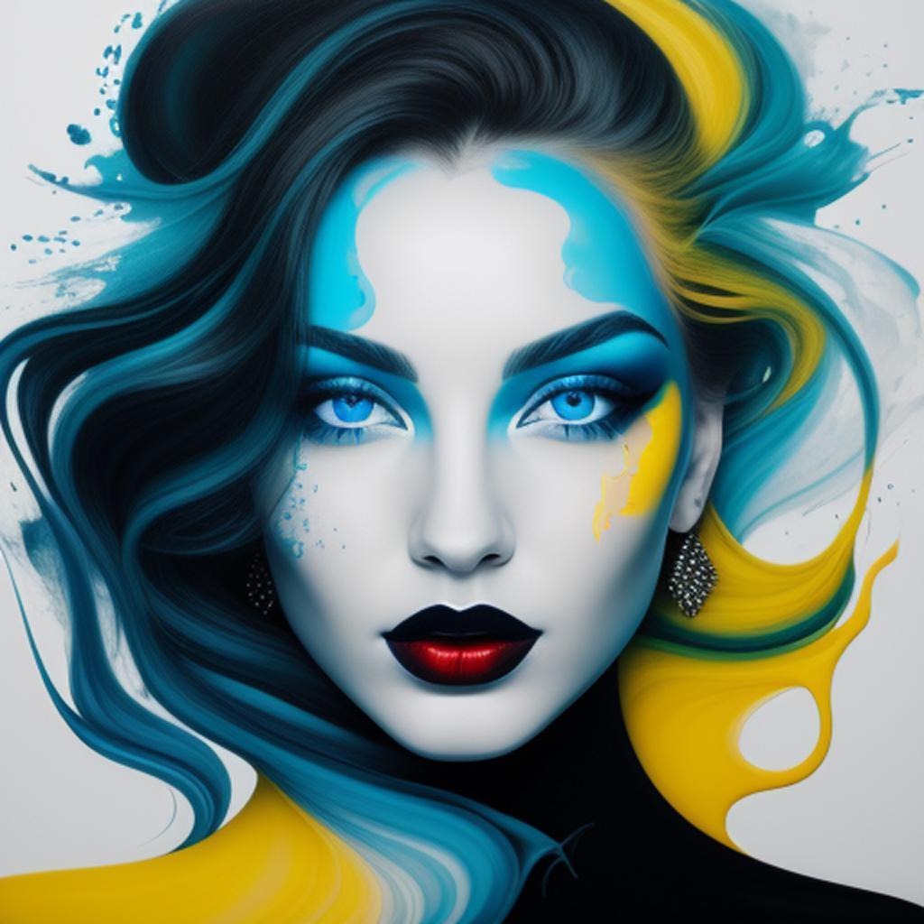 A captivating, abstract portrait by @ai_generated