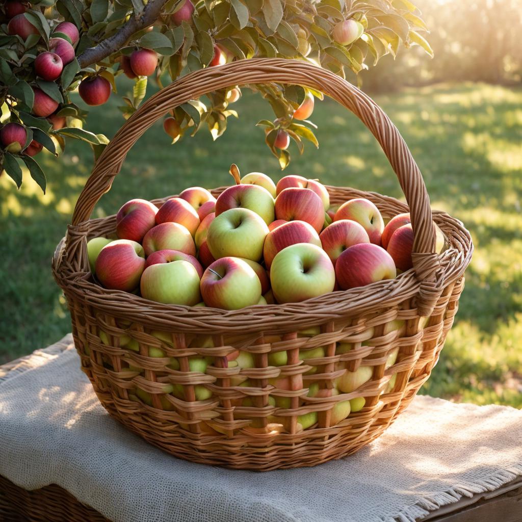 Toppled basket overflowing with by @ai_generated