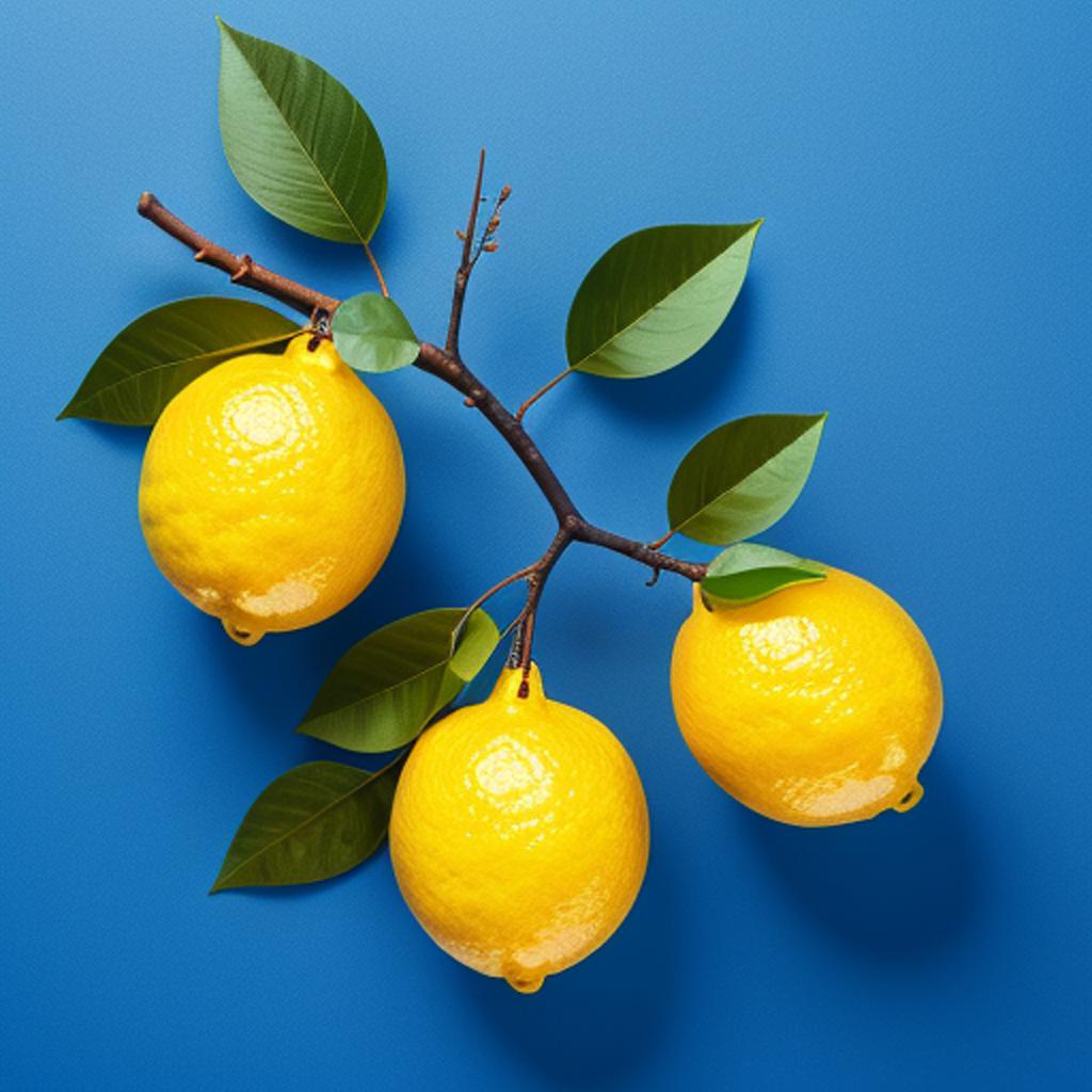 Lemons attached to a by @ai_generated