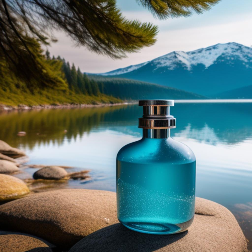 Flask on the shore by @ai_generated