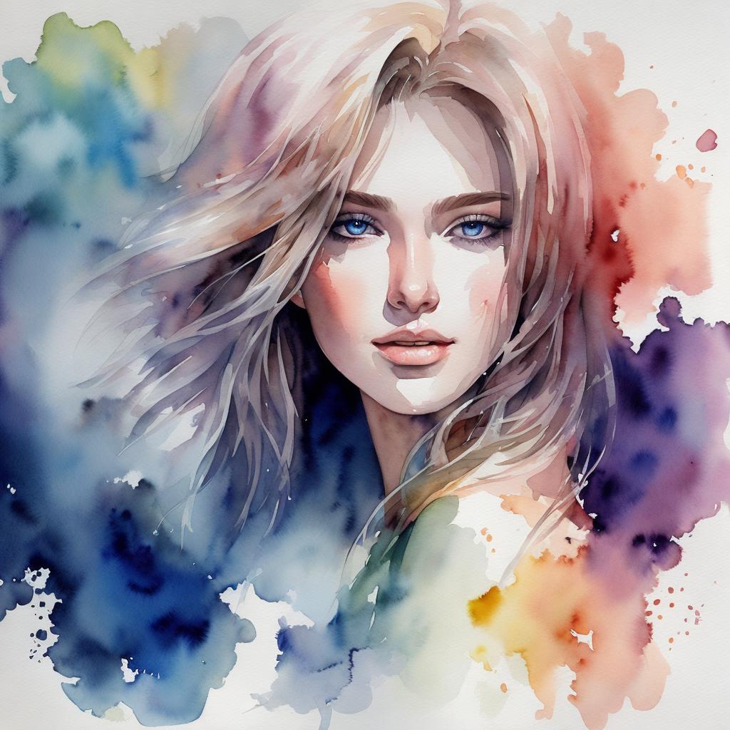 HD watercolor painting, transparent by @ai_generated