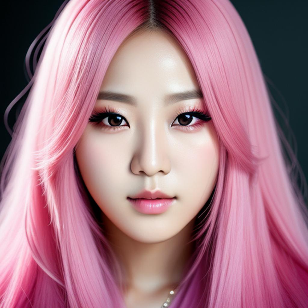 Female kpop idol with by @ai_generated