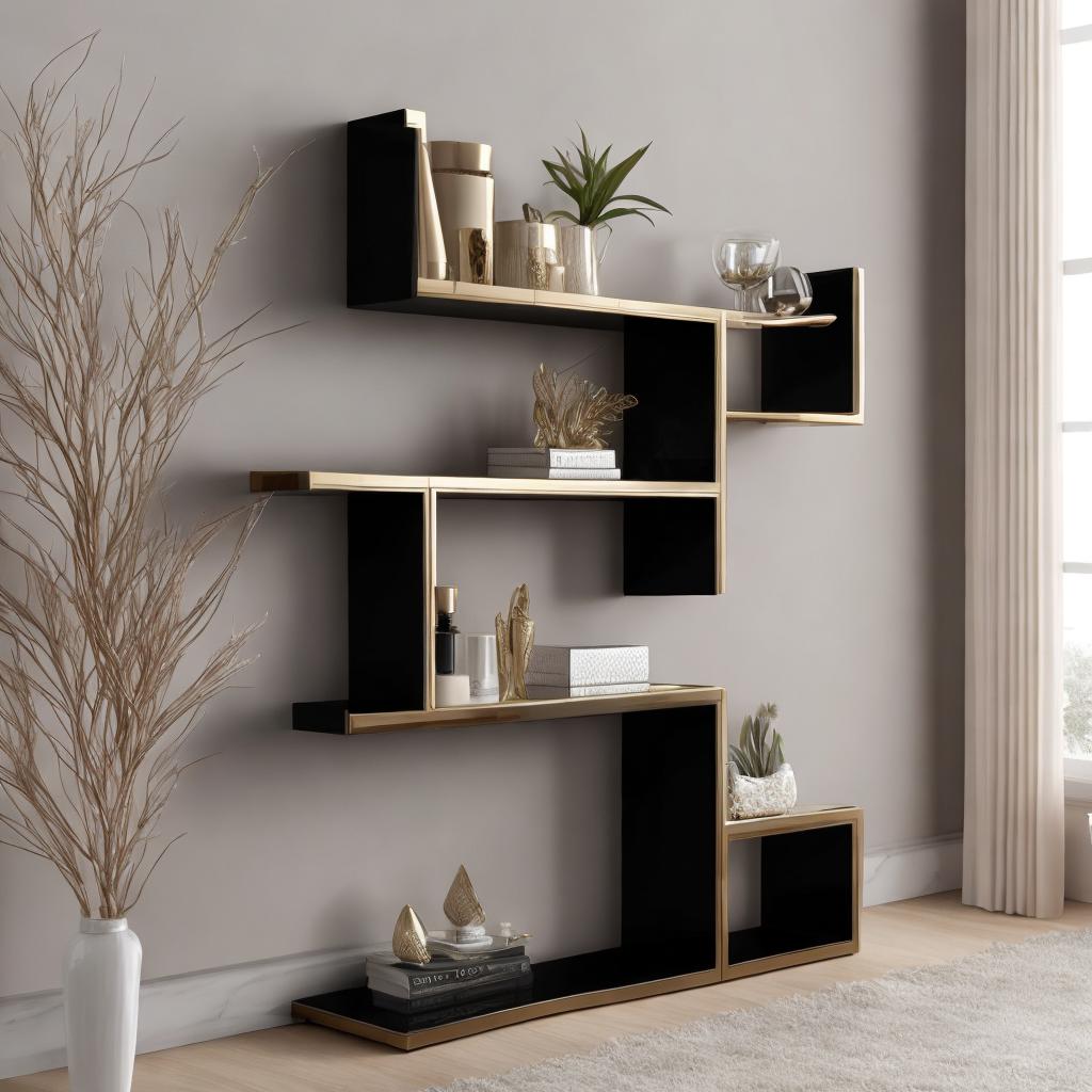 Luxurious shelf display with by @ai_generated