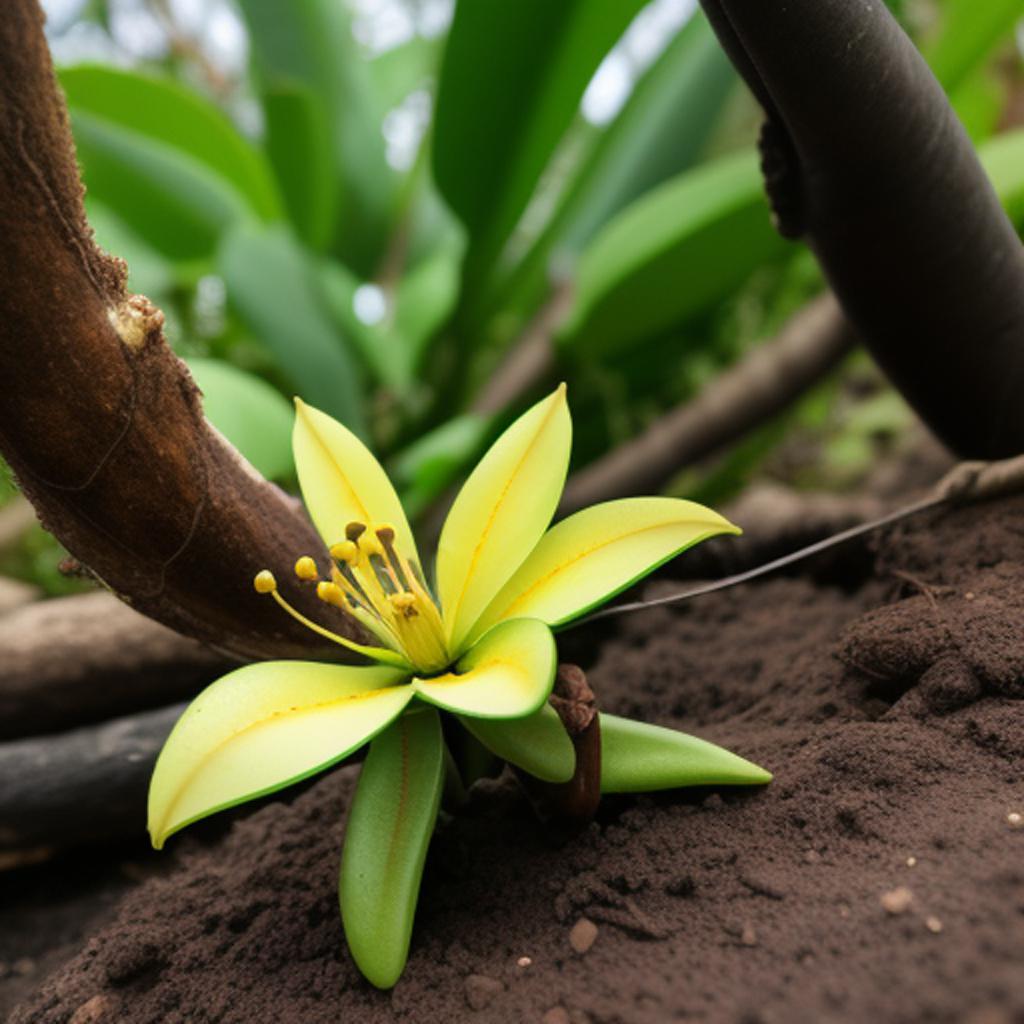 A Garcinia sessilis flower by @ai_generated