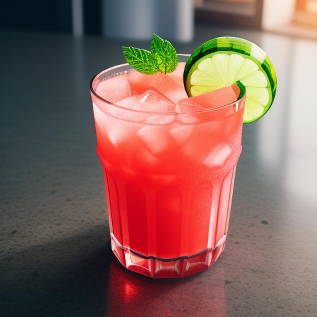 Watermelon drink by @blechimke by @ai_generated