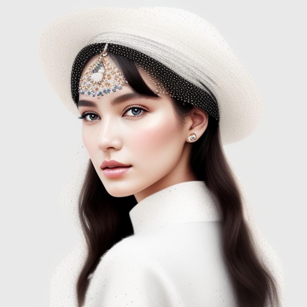 Ai natural face, accessories, by @ai_generated