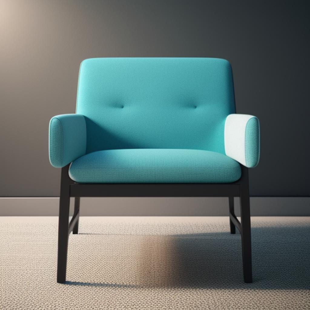 Background, A chair on by @ai_generated