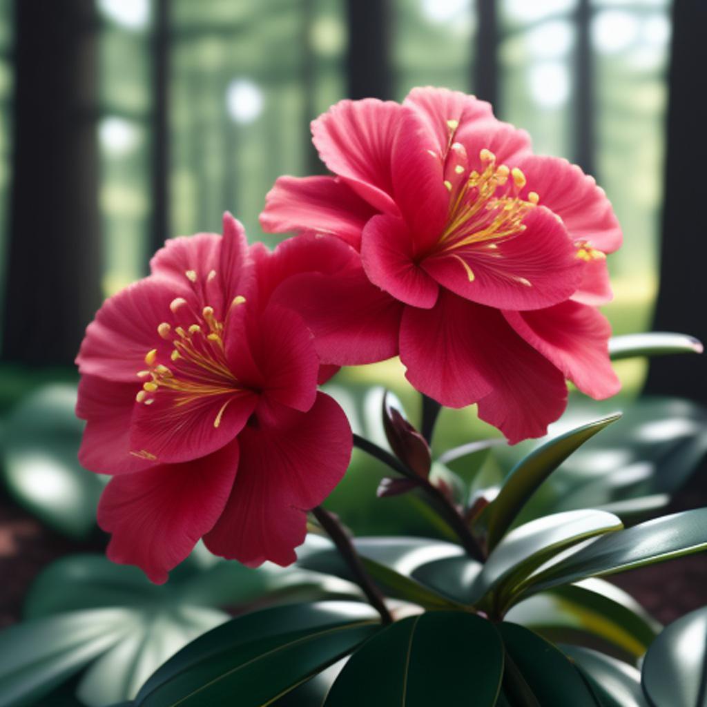 Rhodedendrons by @maryhaunreiter5083 by @ai_generated