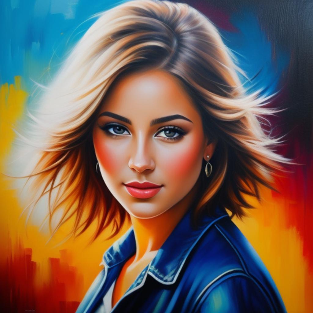 Oil painting art, vibrant by @ai_generated