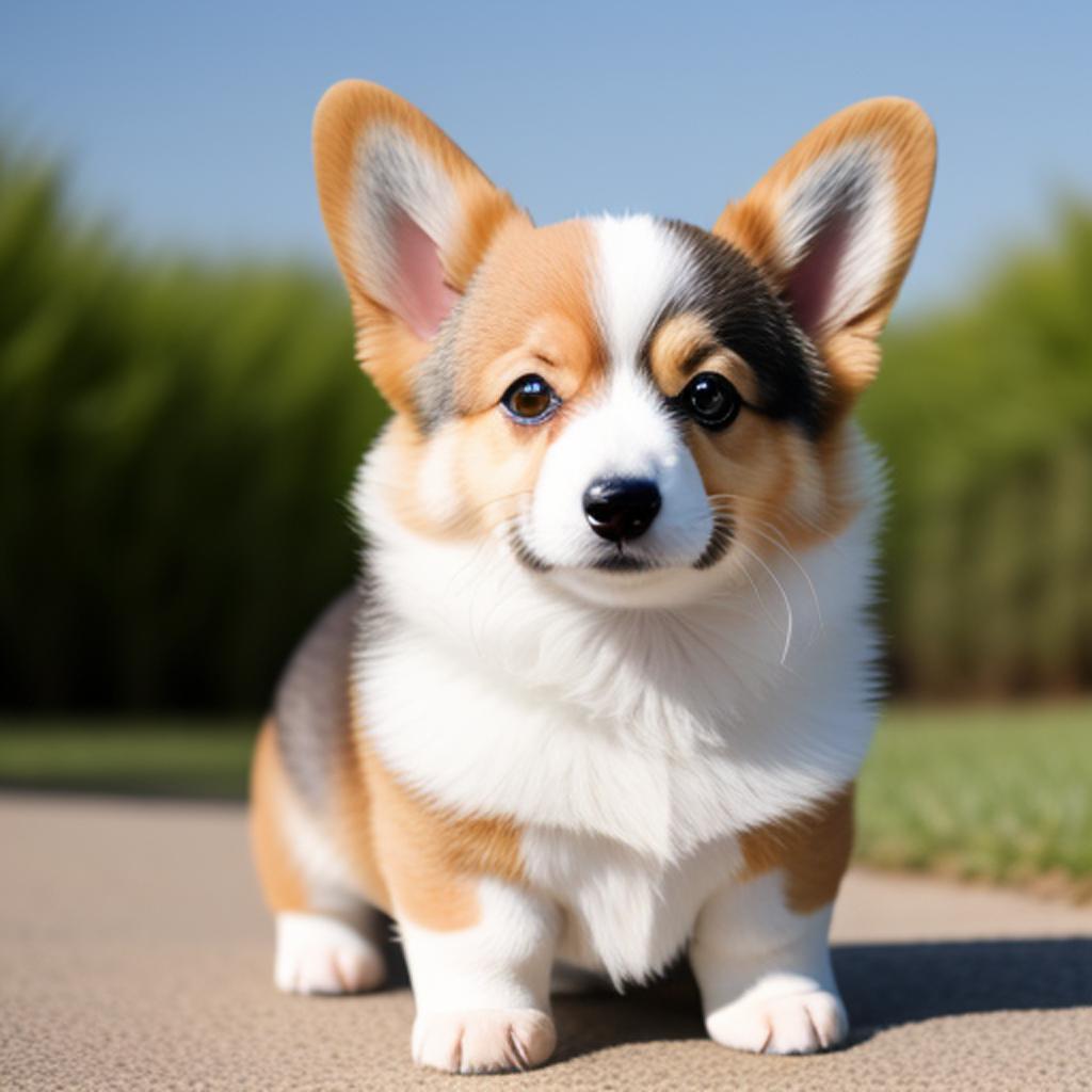 Cutie welsh corgi by by @ai_generated