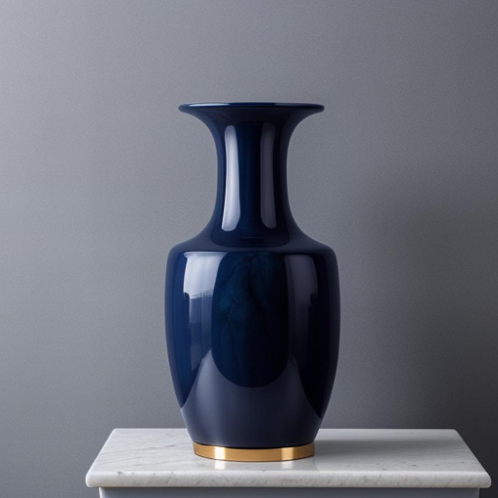 Elegant vase on marble by @ai_generated