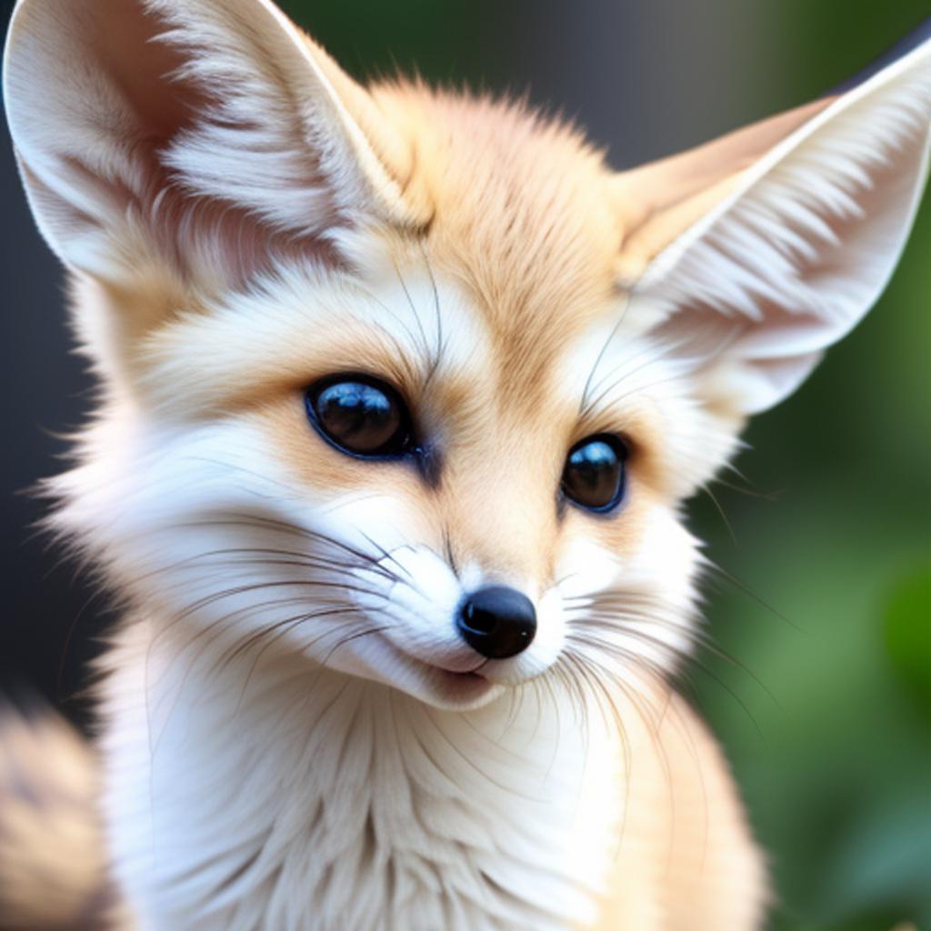 Fennec fox by @bunnytree777 by @ai_generated