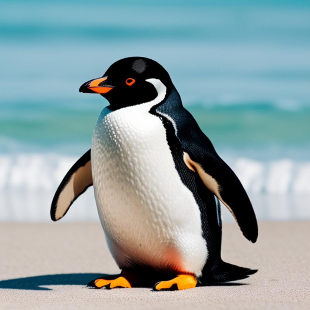 A penguin named frank by @ai_generated