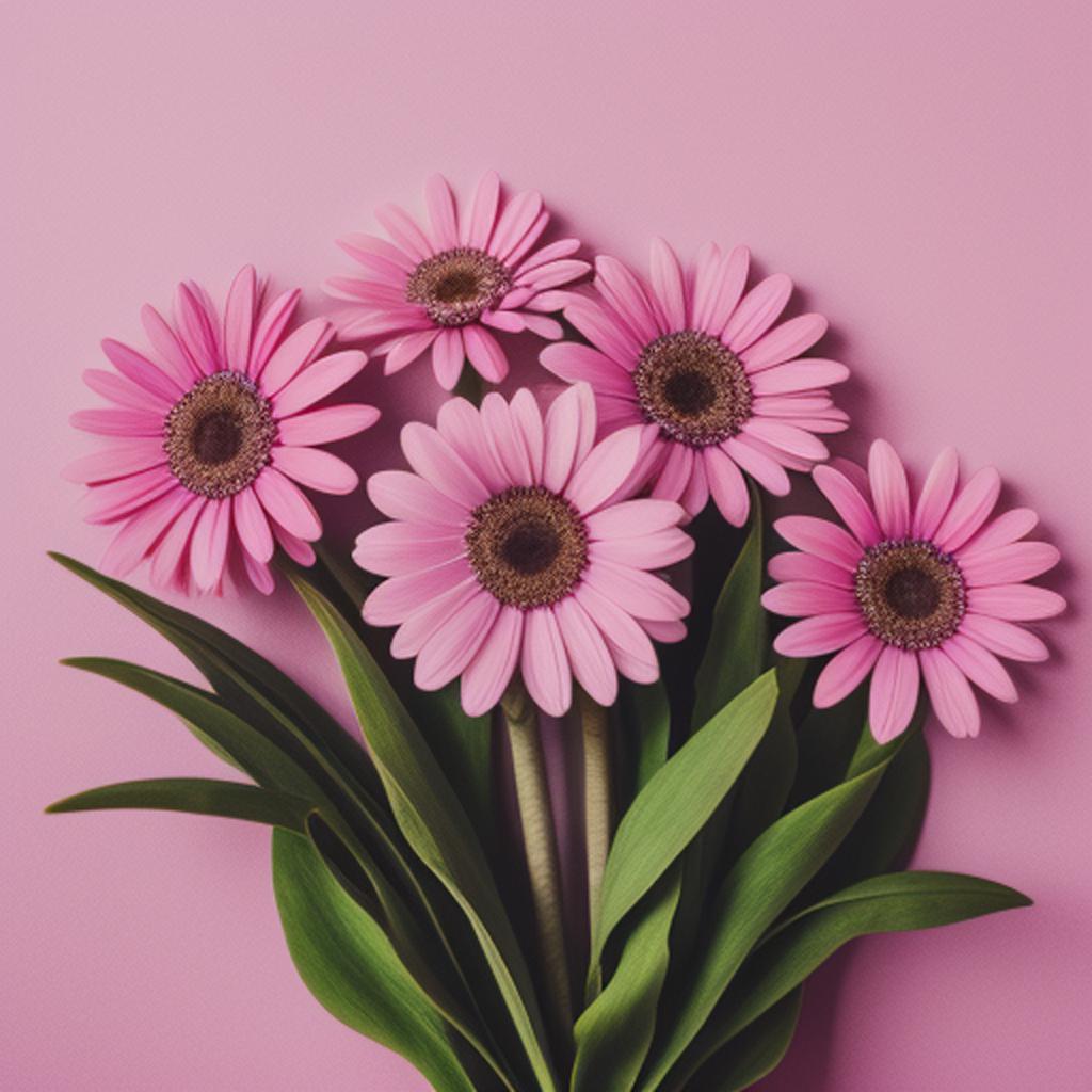 Pink Daisy by @qjnhfd8fps by @ai_generated