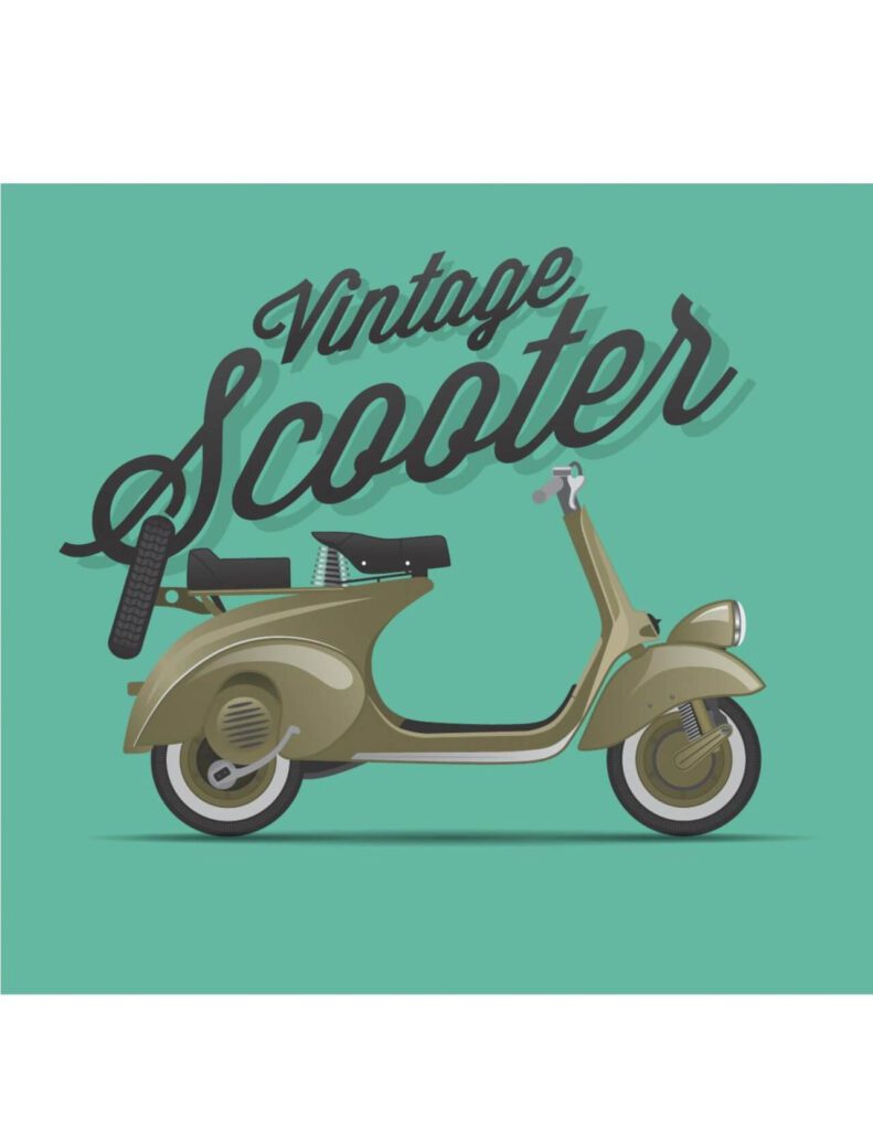 Scooter Illustration