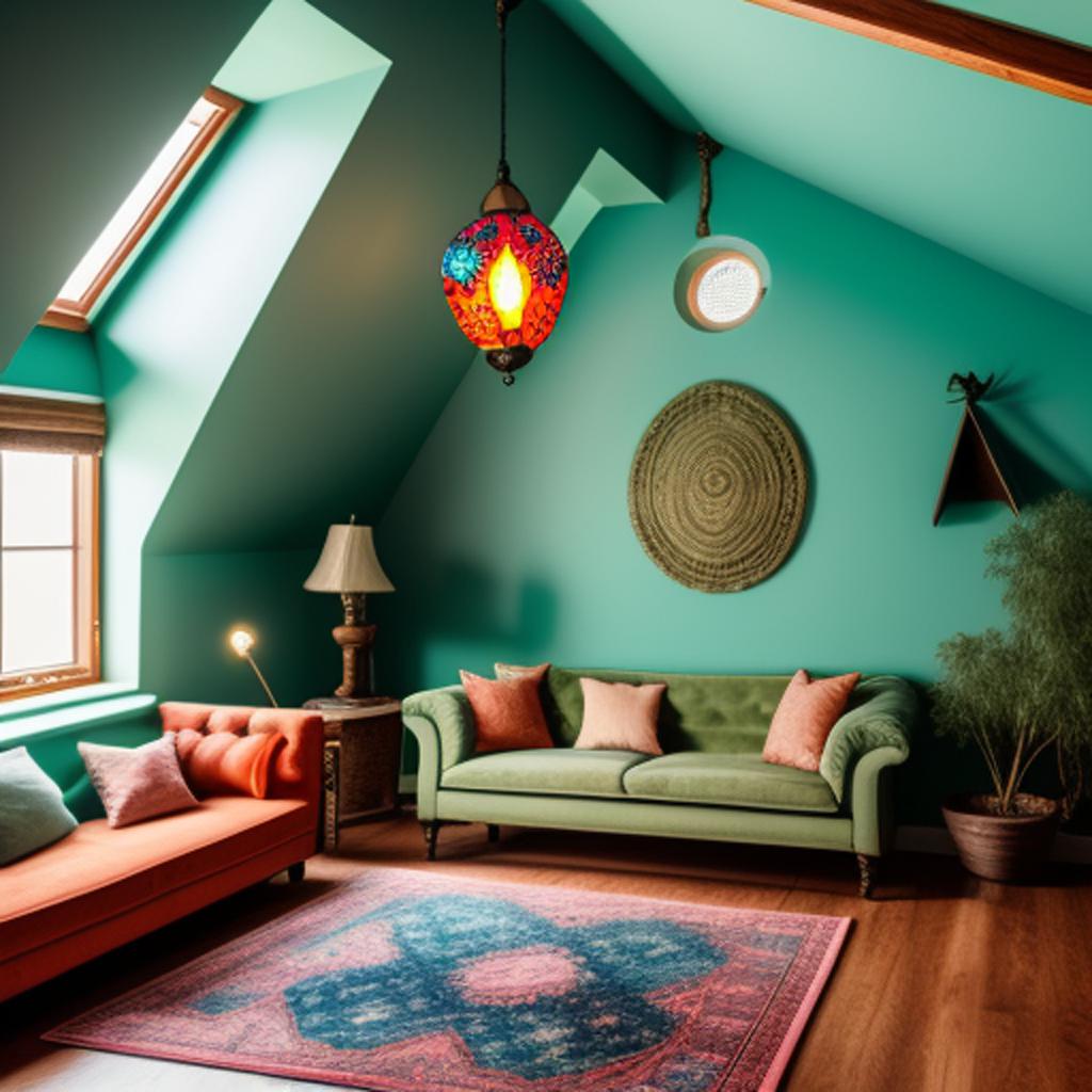 Whimsical witchy attic with by @ai_generated