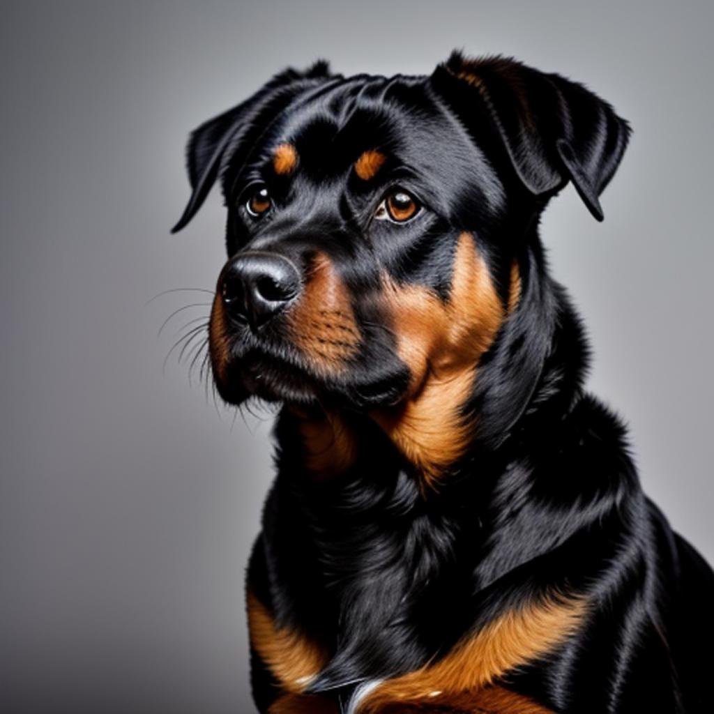 Rottweiler by @d7ndccok by @ai_generated