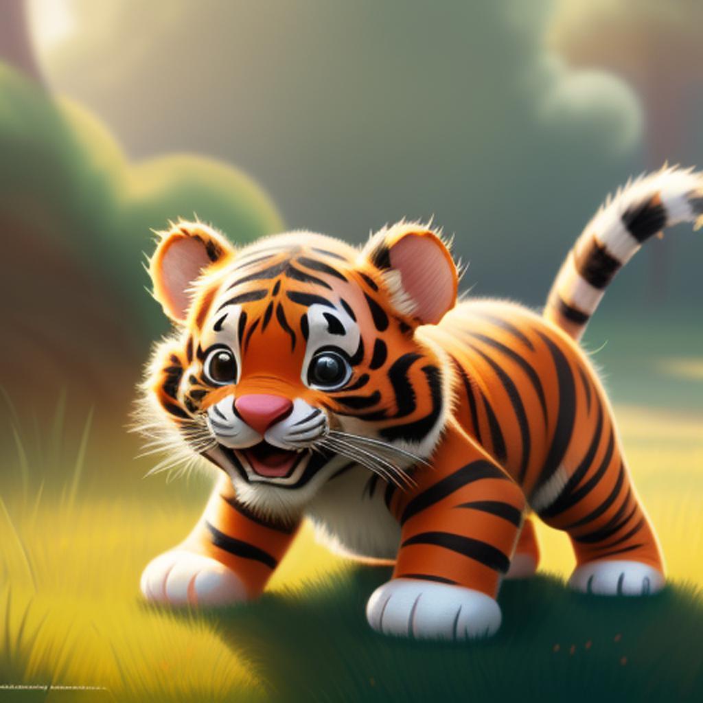 Tigger bouncing on long by @ai_generated