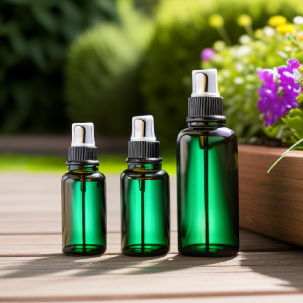 Essential oil bottles in by @ai_generated