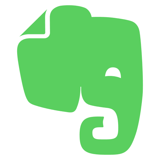 Evernote, logo, social icon