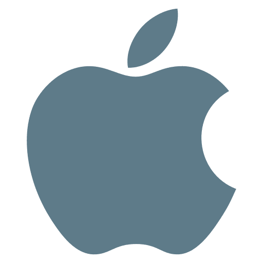 Apple, logo, social icon