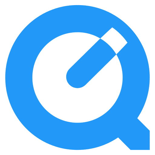 Quicktime, logo, social icon