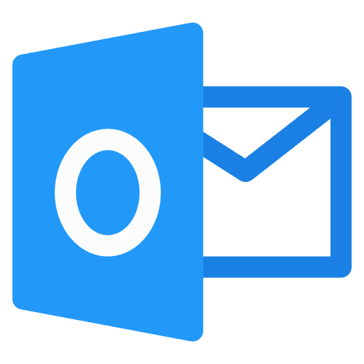 Outlook, logo, microsoft icon