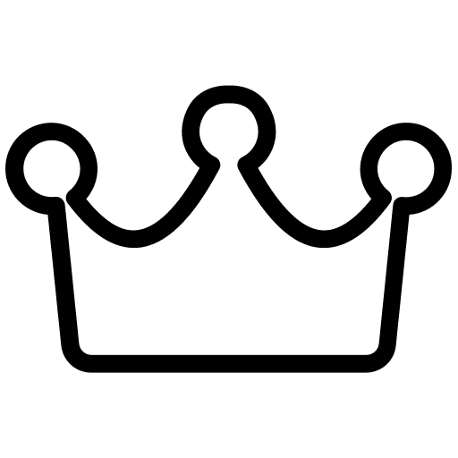 Crown, king icon