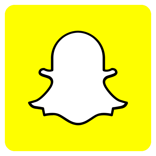 Snapchat, logo, social media icon