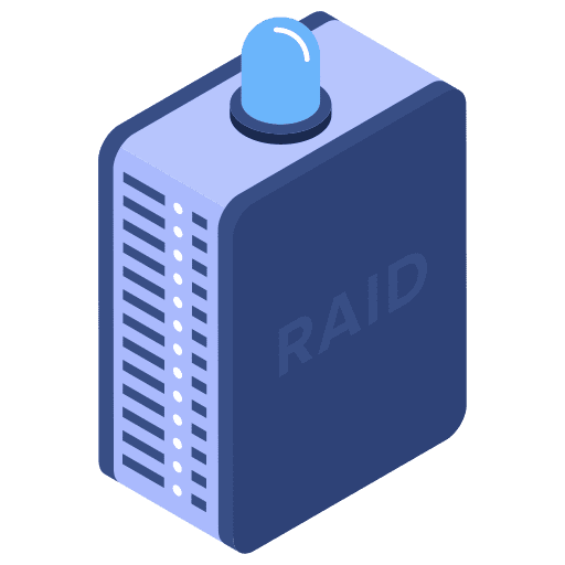 Raid, alarm, desktop icon