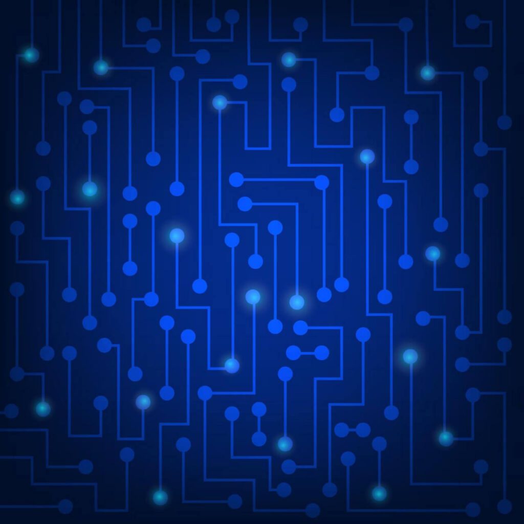 High tech blue abstract background