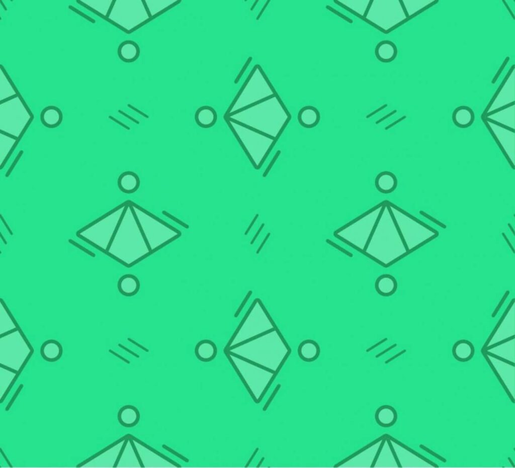 Green Diamond Pattern