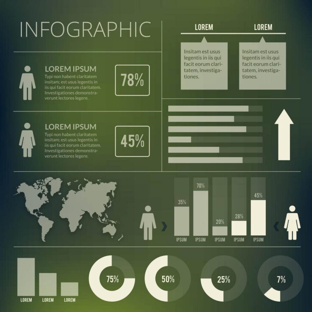 Infographics elements set