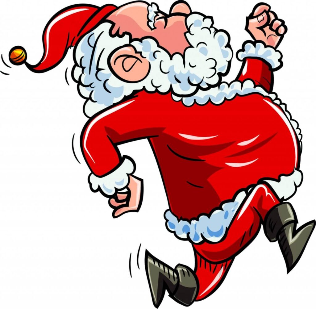 Running Santa