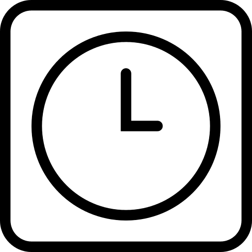 Clock, time icon