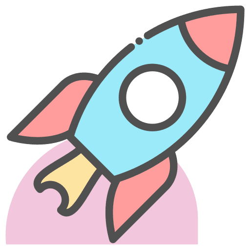 Business, launch, rocket icon